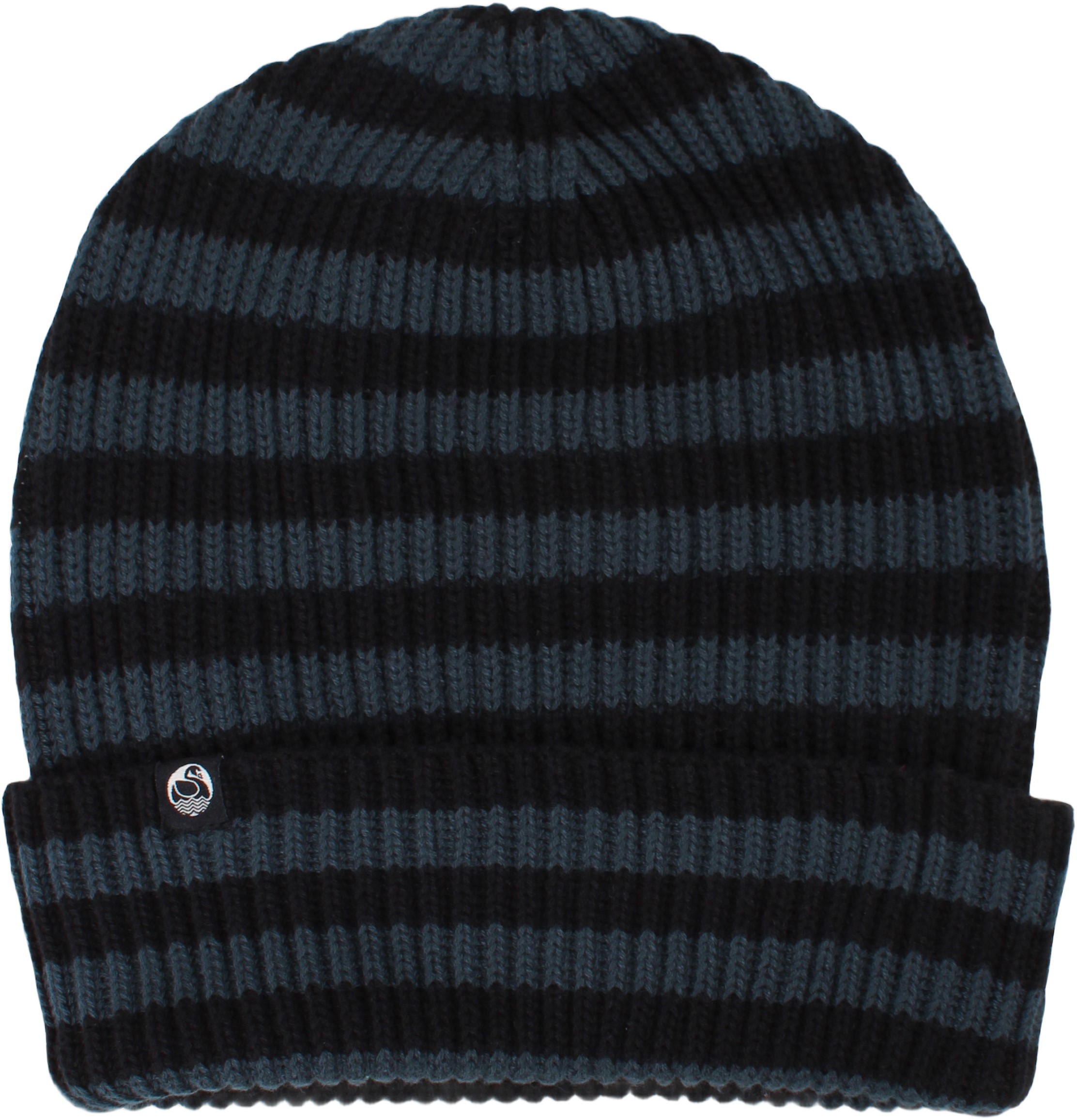 Danefolk Cotton Beanie Dk Slate/black
