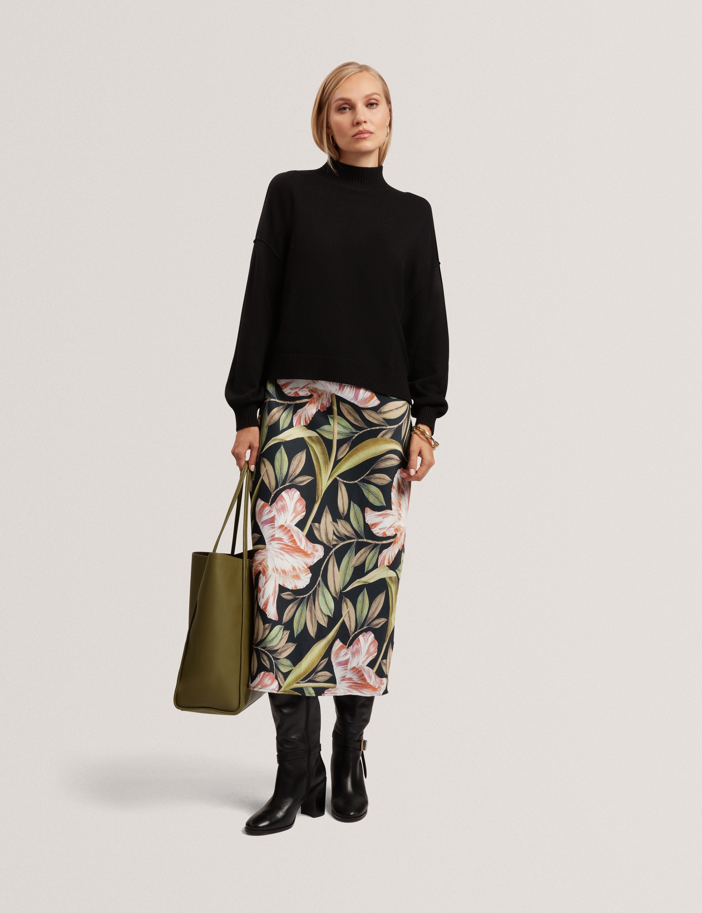 Bergnia 2 in 1 Jumper With Printed