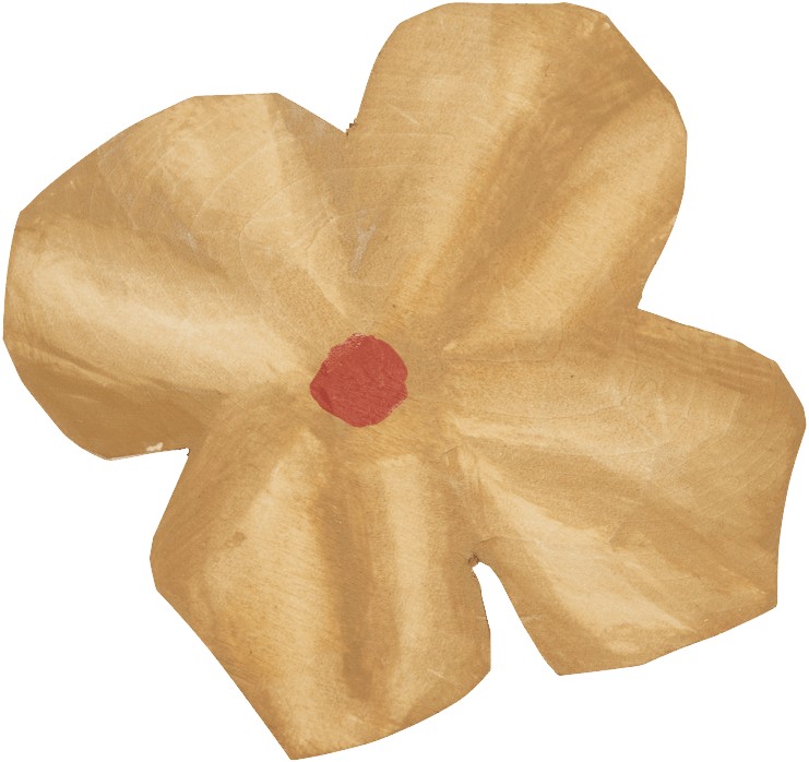 Poesie Handcarved Hook - Tan