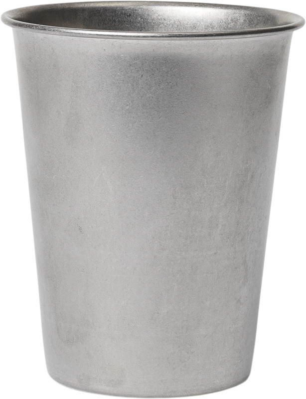 Tumbled Cup Stainless Steel