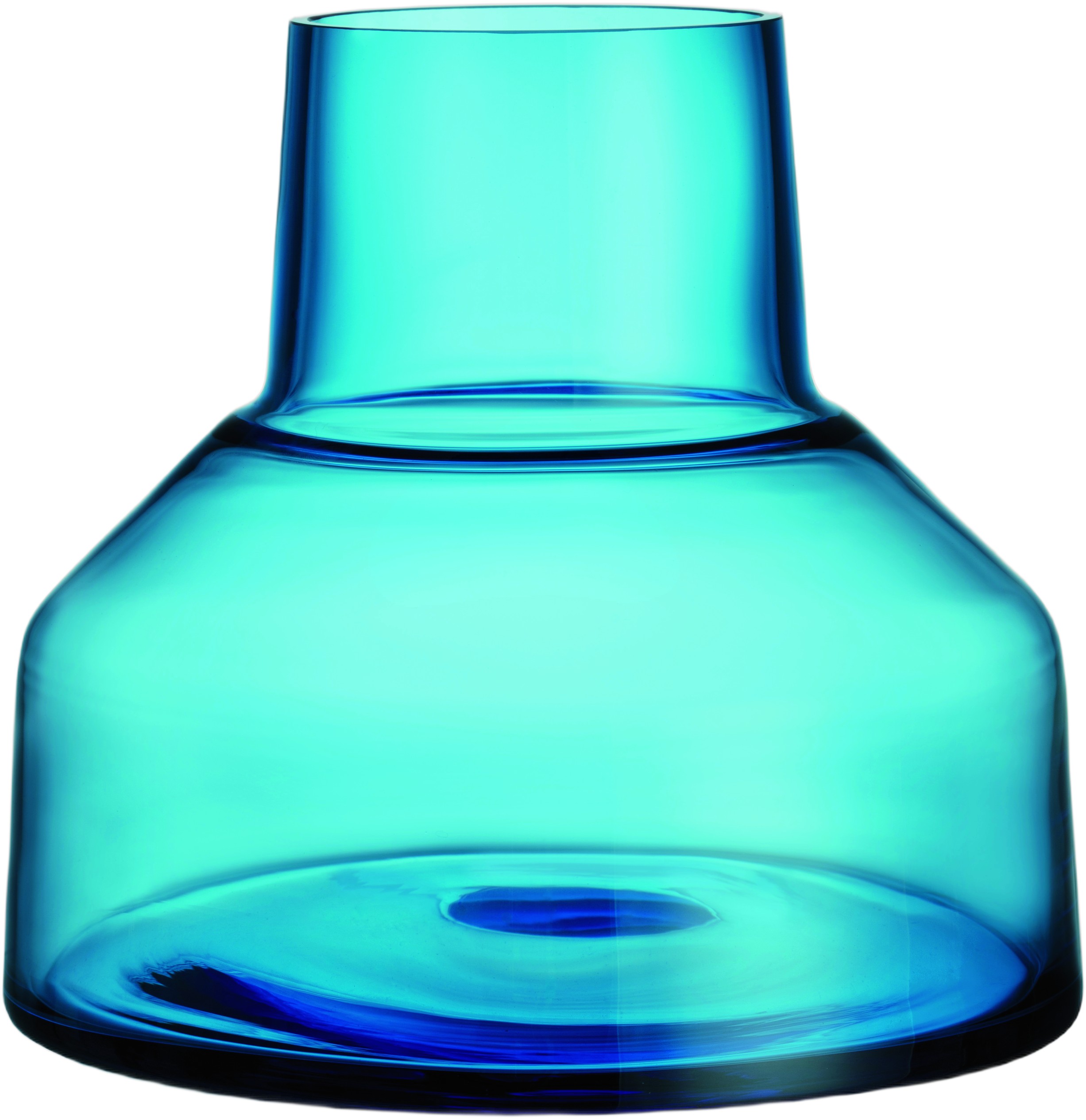 Solare Kort Vase 220x200mm Elektrisk blå