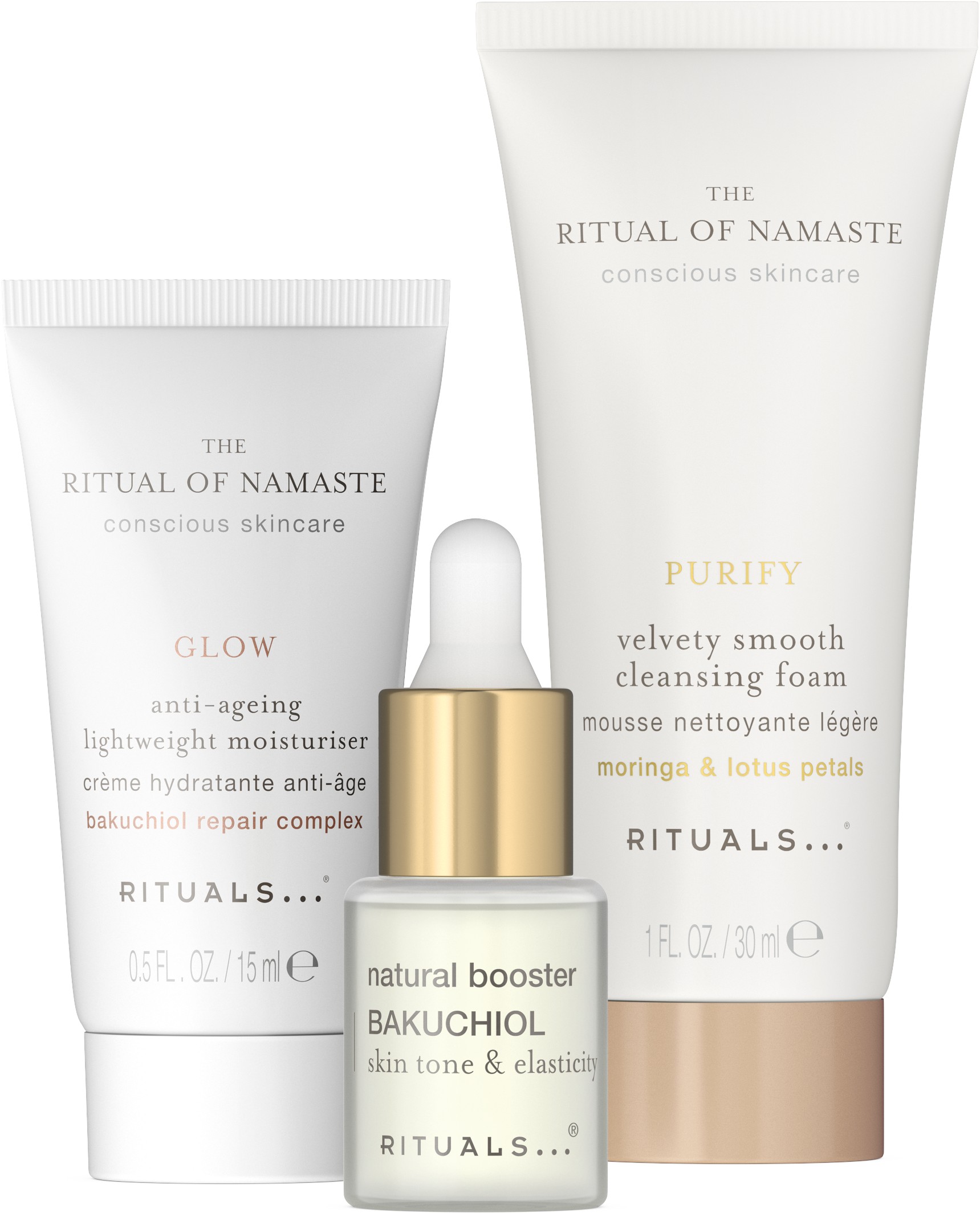 The Ritual of Namaste Skin Care Set Daily Routine