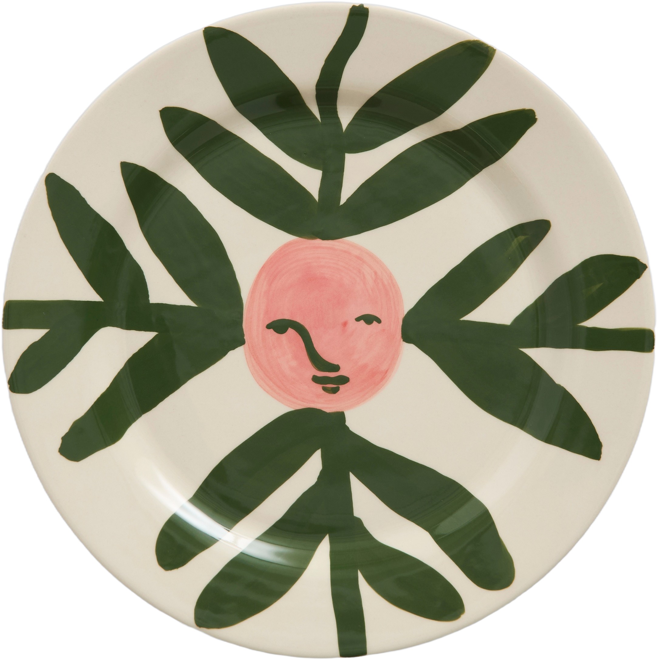 La Pittura Plate Ø24 - Blush Face Vine