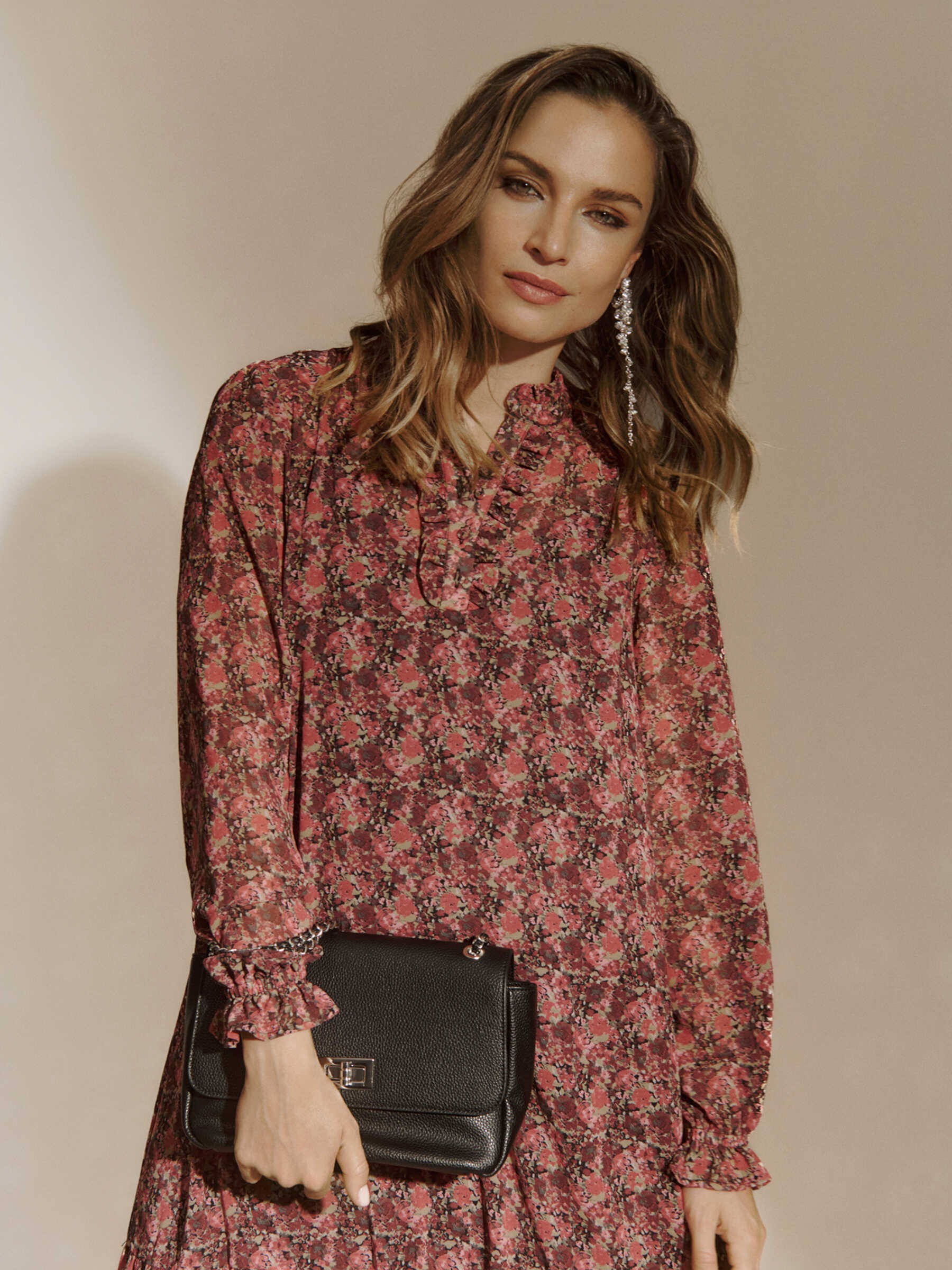Rwsally LS Midi Dress