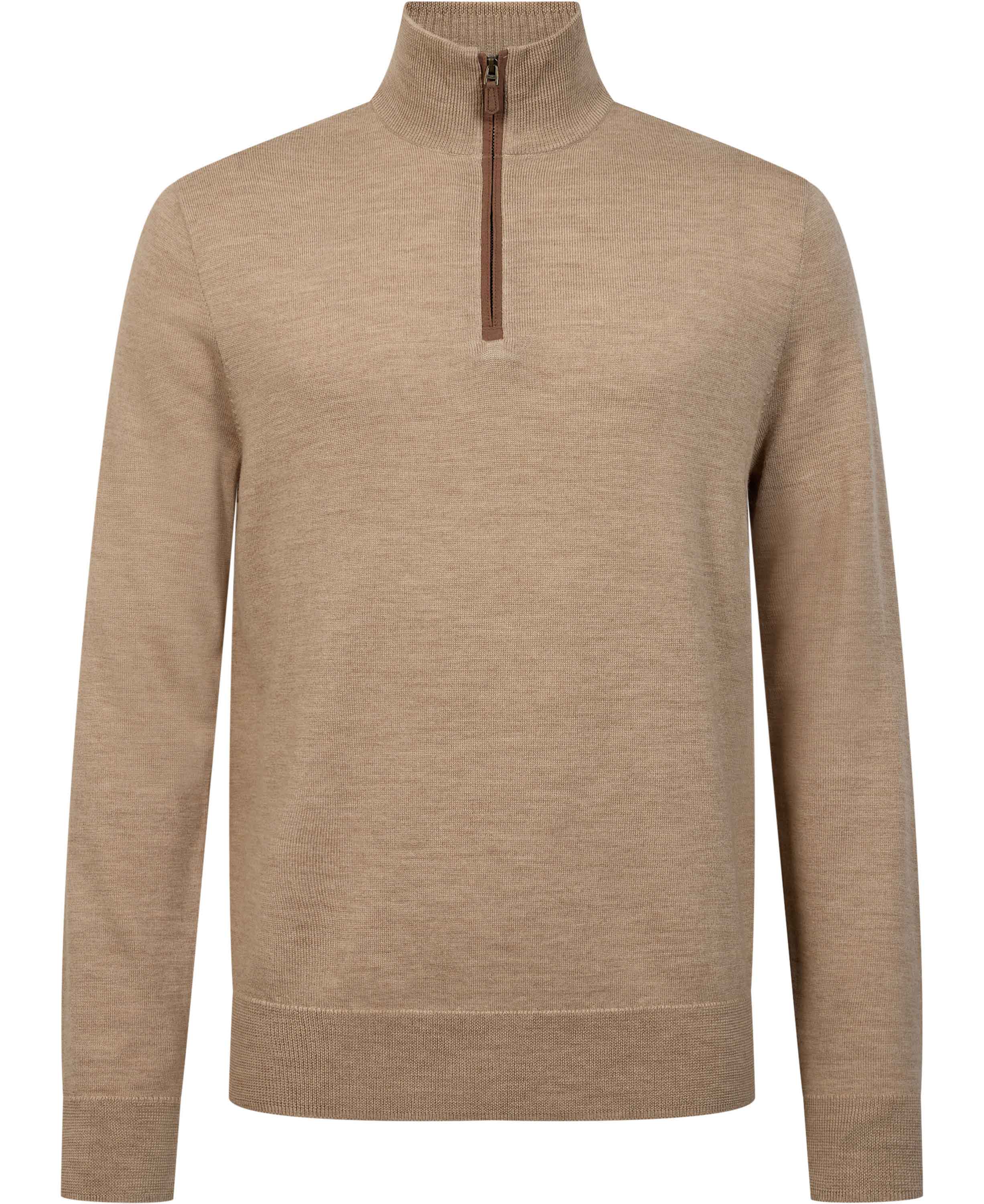 Wool Quarterzip Sweater