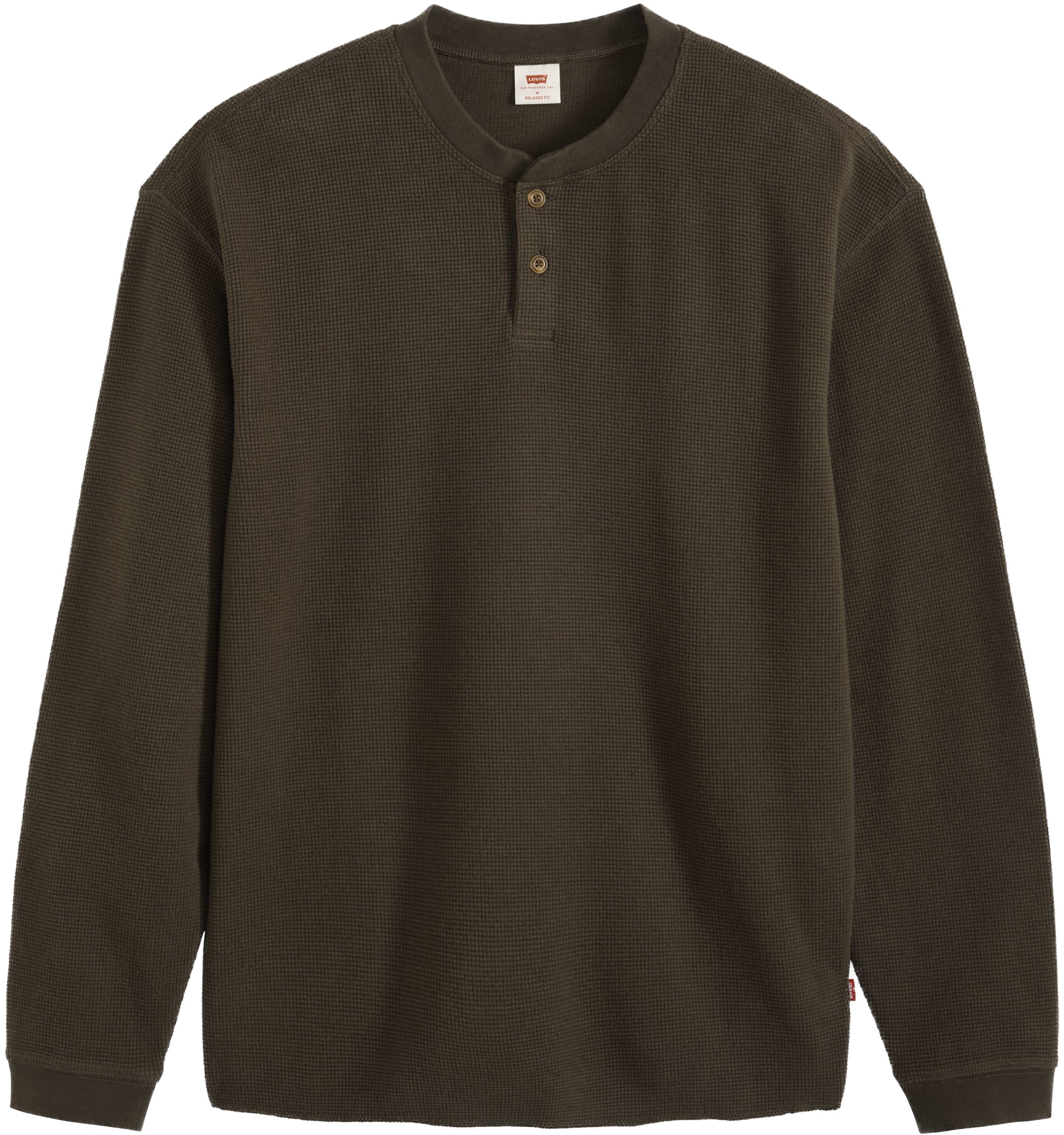 LS RLX Button Henley Coffee - Køb til DKK 319 - Spar 20%