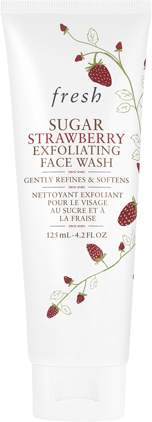 Sugar Strawberry Face Wash Eksfolierende Ansigtsvask med Jordbær og