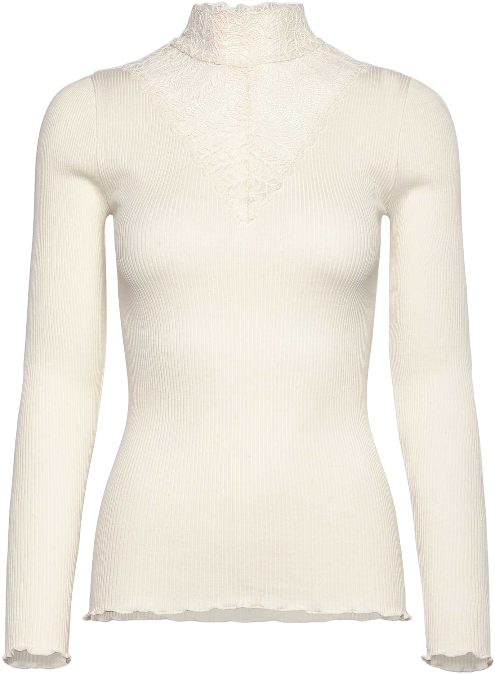 Rwbeatha Silk LS Lace Tshirt