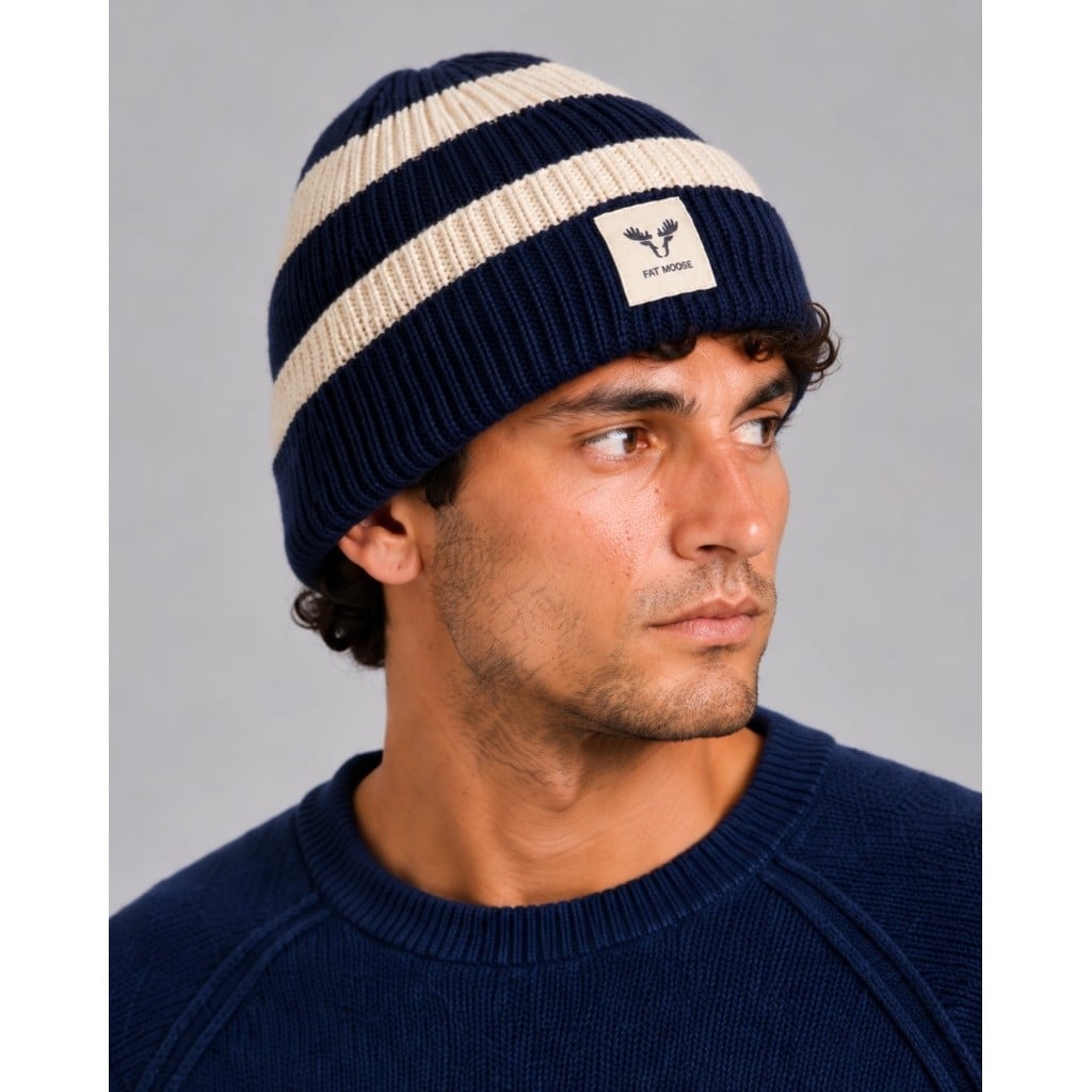 Aare Striped Beanie