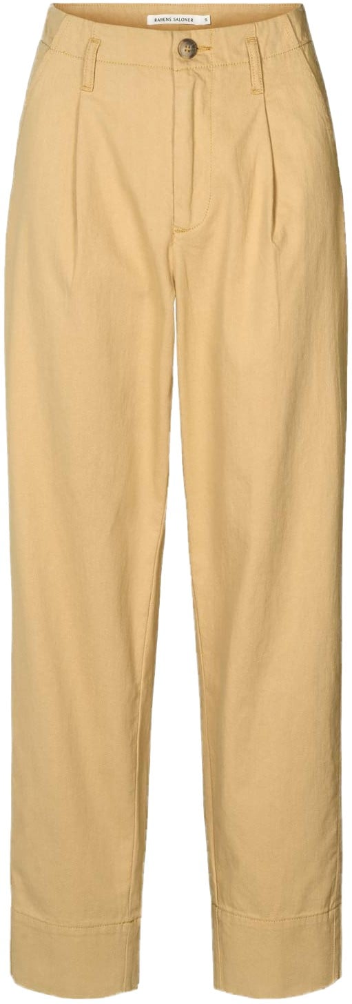 Texture Canvas Pleat Pants Raina