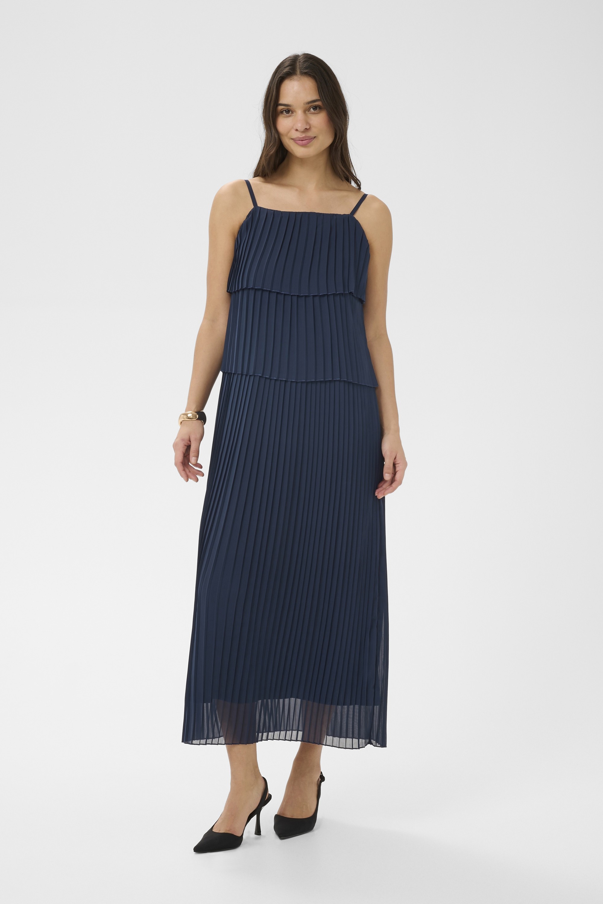 Kakiera Plissã© Dress