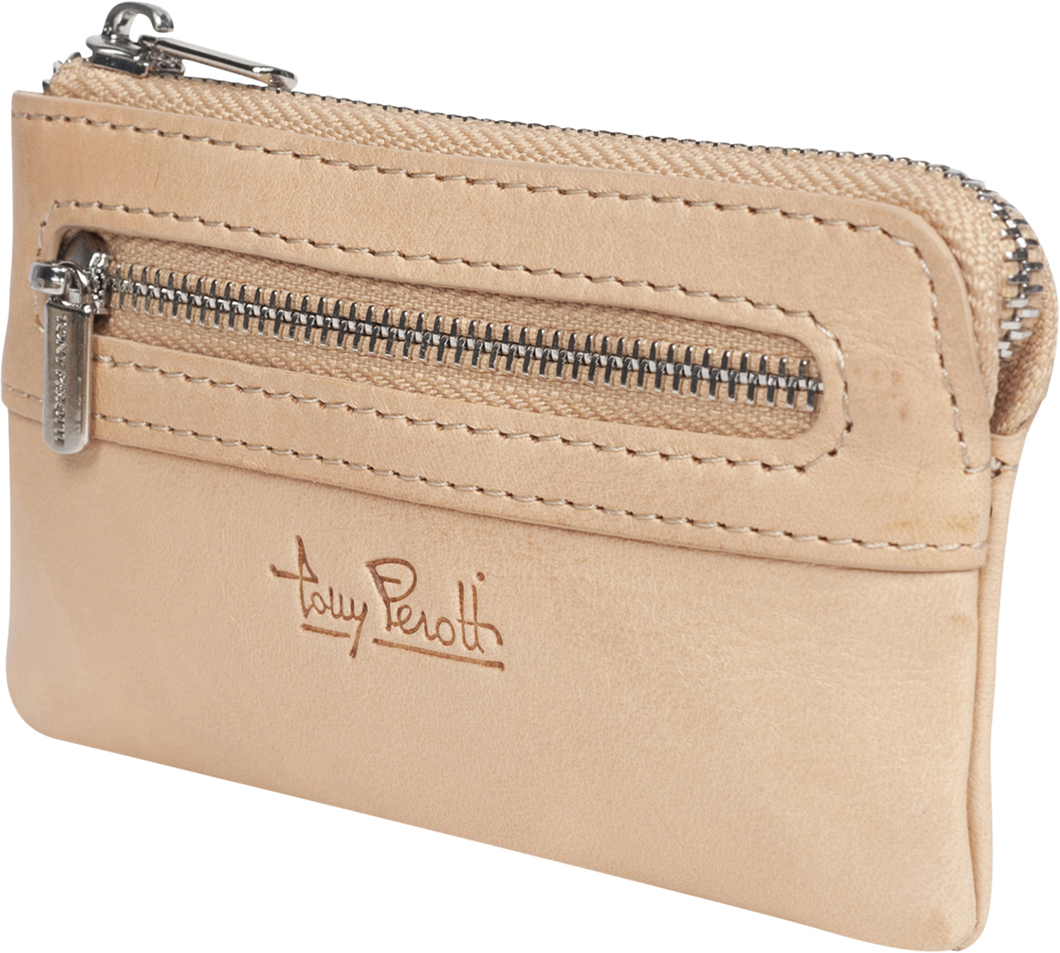 Key Pouch With Zipper and Coin Pocket