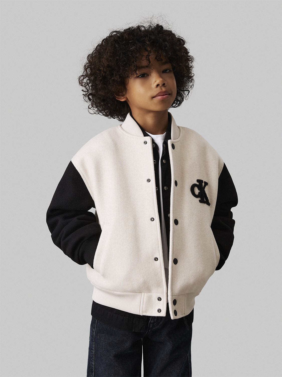 Heather Varsity Jacket