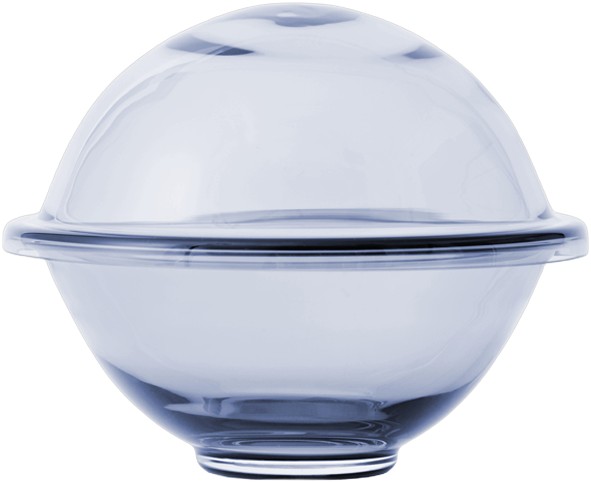 Chapeau Large Glass, Blue