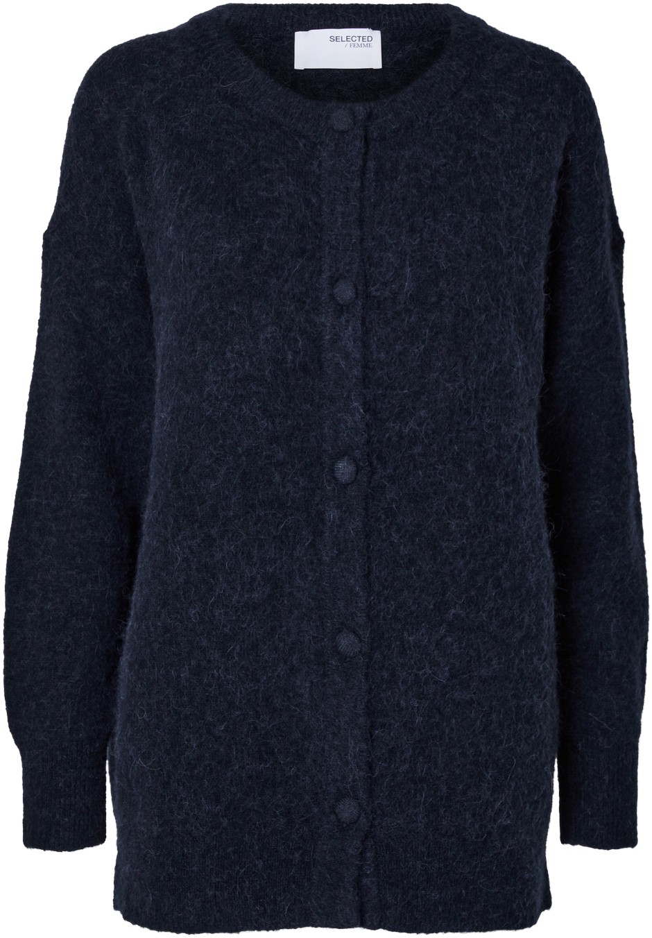 Slfsia RAS LS Knit Long Cardigan NO