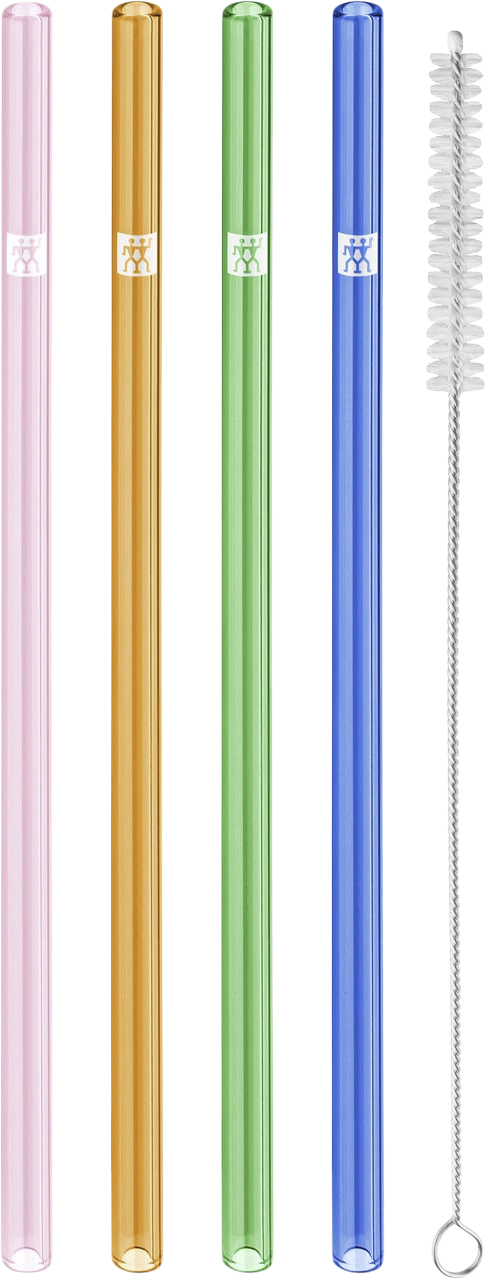 Sorrento Sugerør i Glas, Farvet