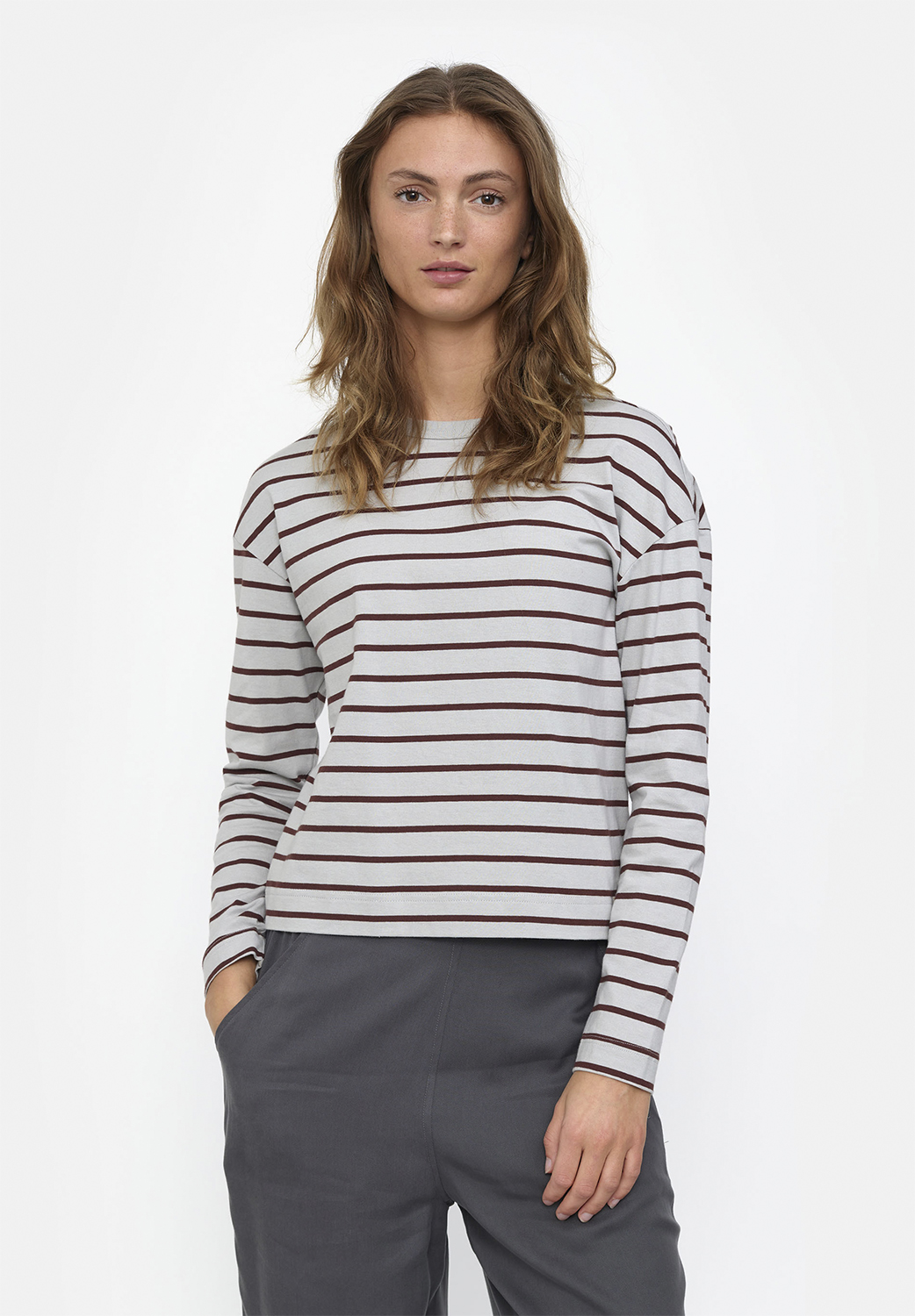 Essigne LS Striped Tshirt – Gots