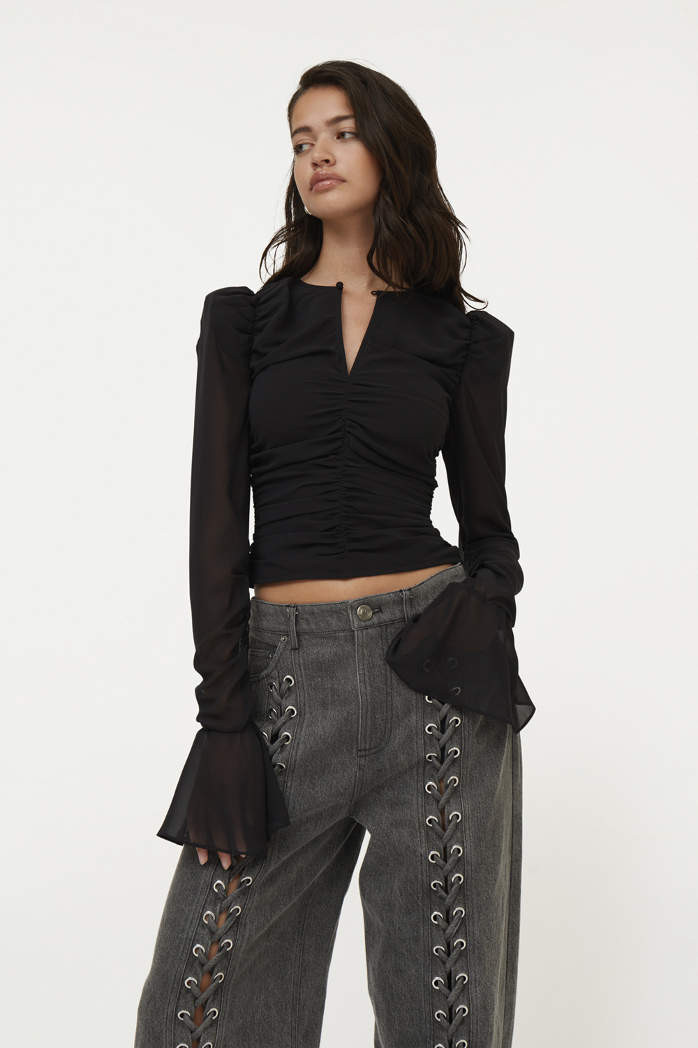 Chiffon Longsleeved Top
