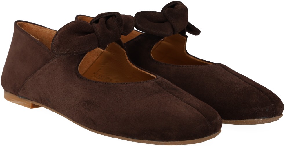 Ballerina med Elastisk Dekorativ Sløjfedetalje