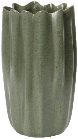 Nium Vase H23 - Dark Sage