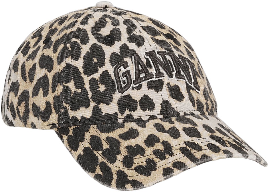Washed Cotton Canvas Cap Leo Emb