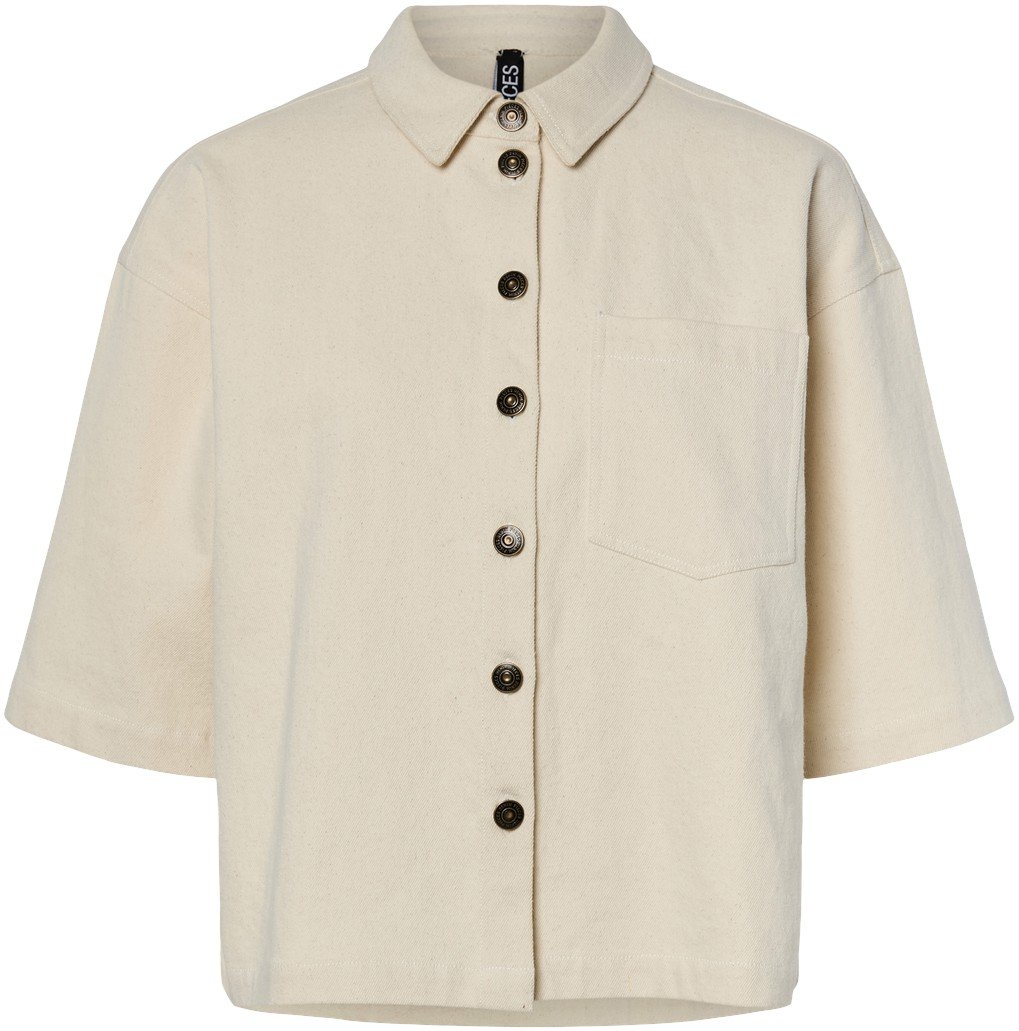Pcmilla 2/4 Loose Denim Shirt D2D
