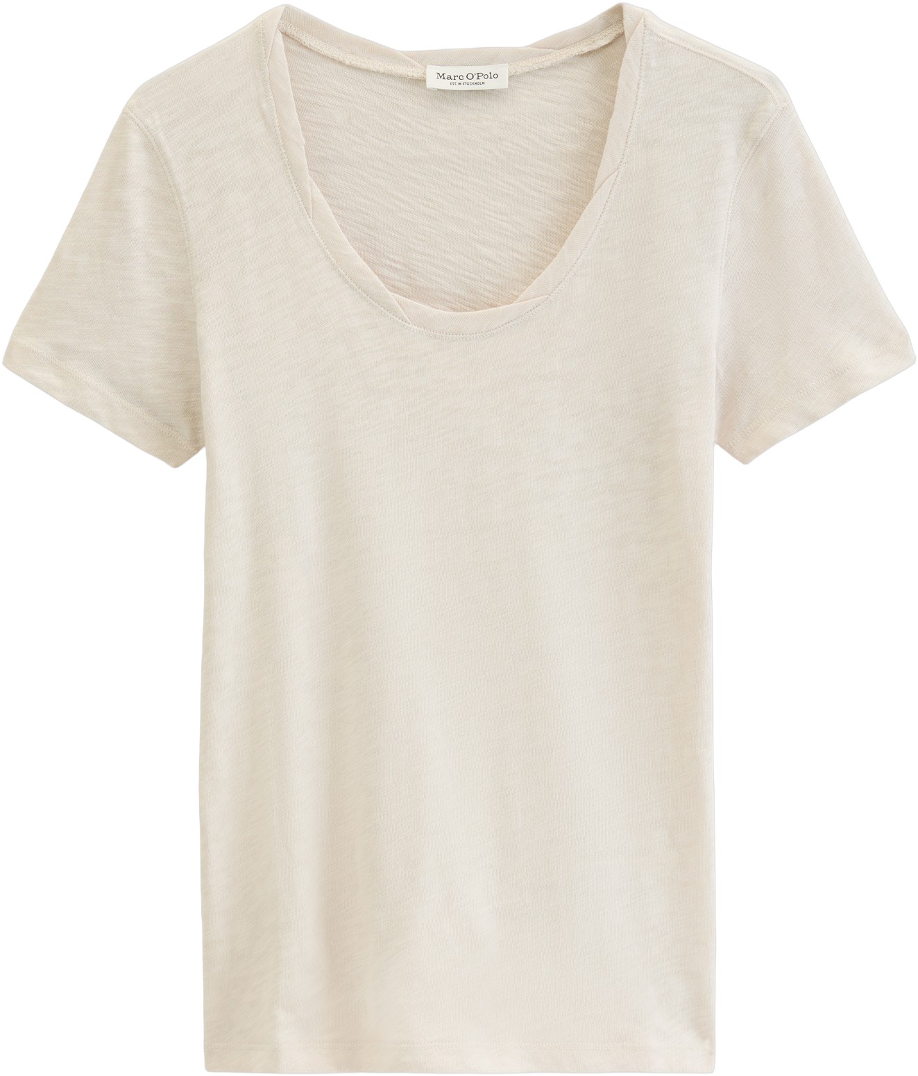 Tshirt, Deep Round Neck Twisted