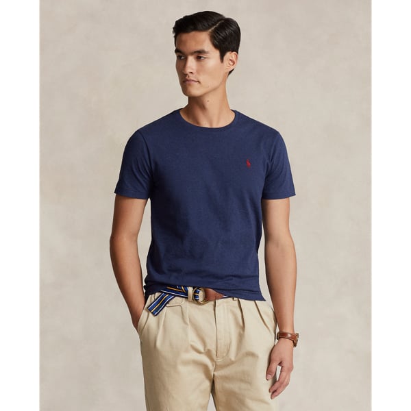 Custom Slim Fit Jersey Crewneck Tshirt