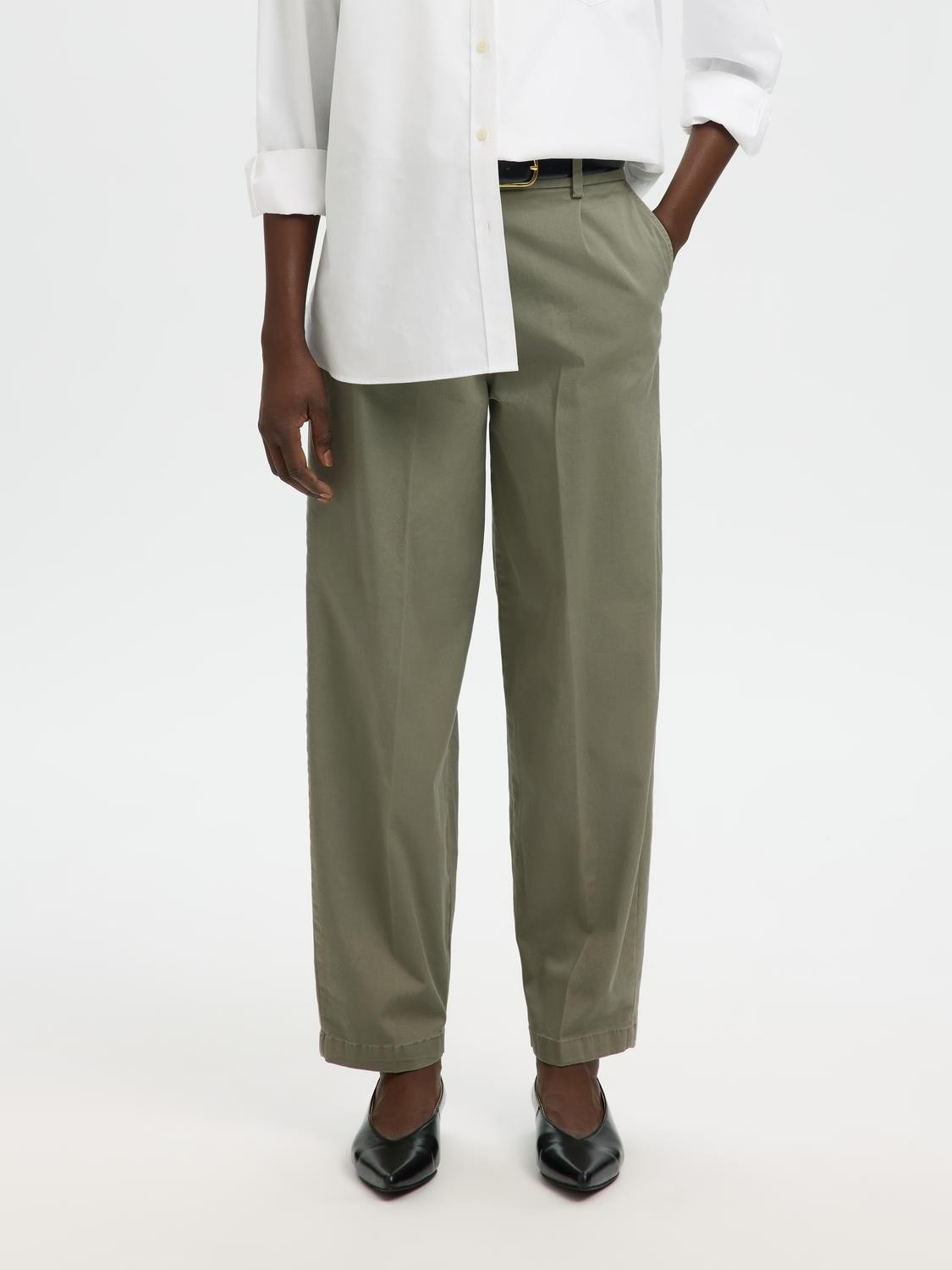 Slfbarrel Mille HW Pant Noos