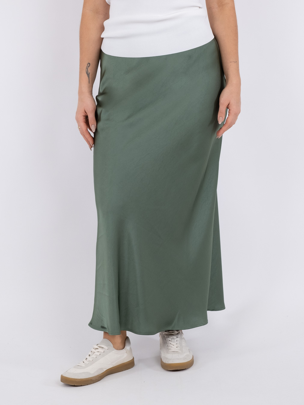 Vicky Heavy Sateen Skirt