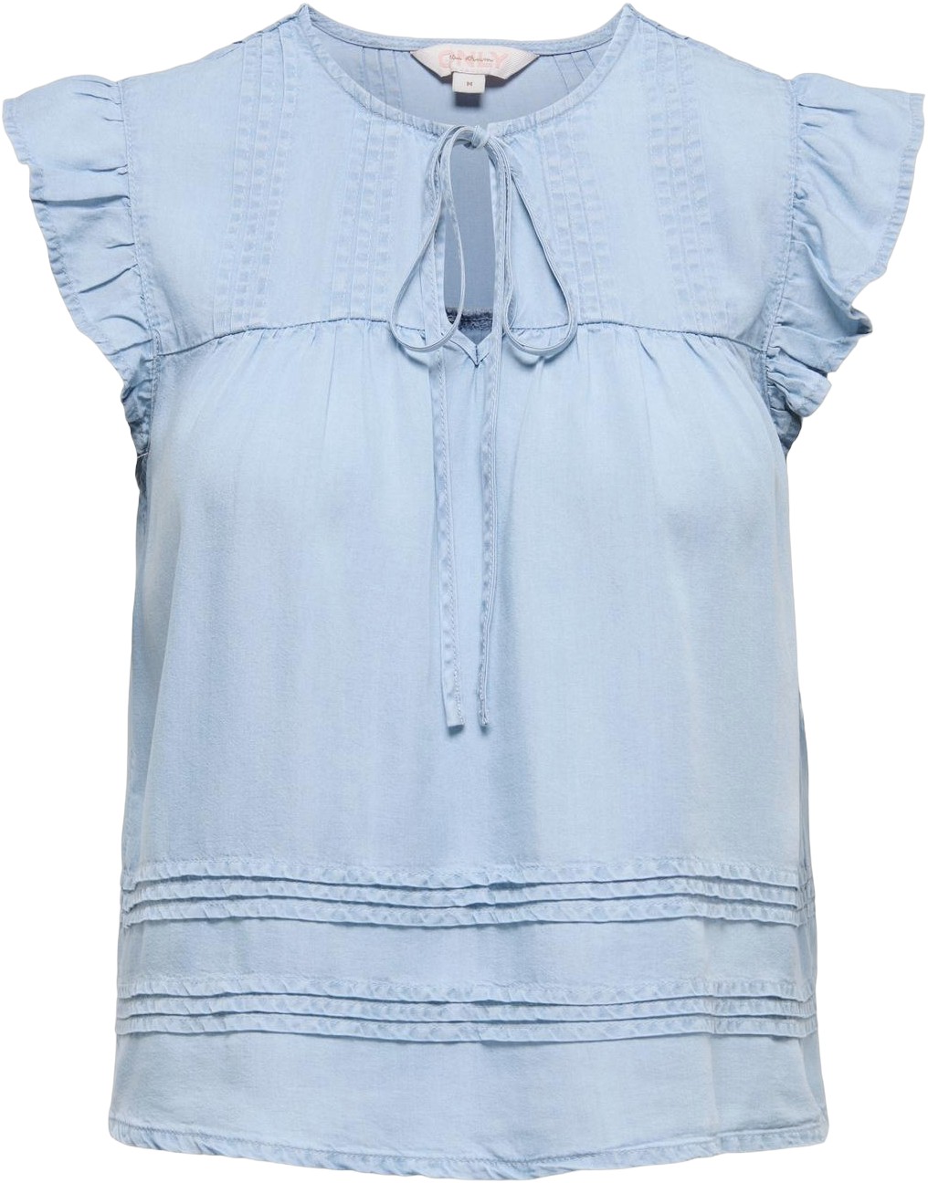 Onlcharis Life SL TIE Neck TOP WVN