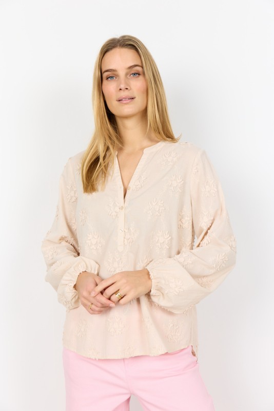 Scbarbra 1 Bluse Creme