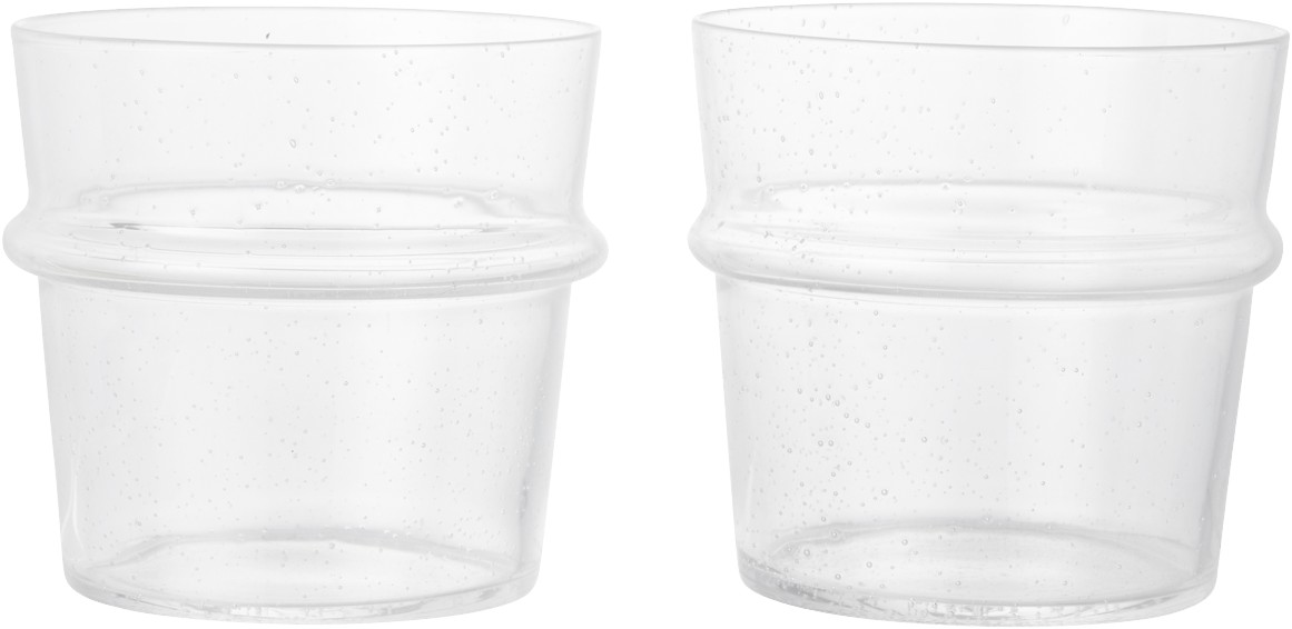 Boya Low Glasses Set of 2 - Clear