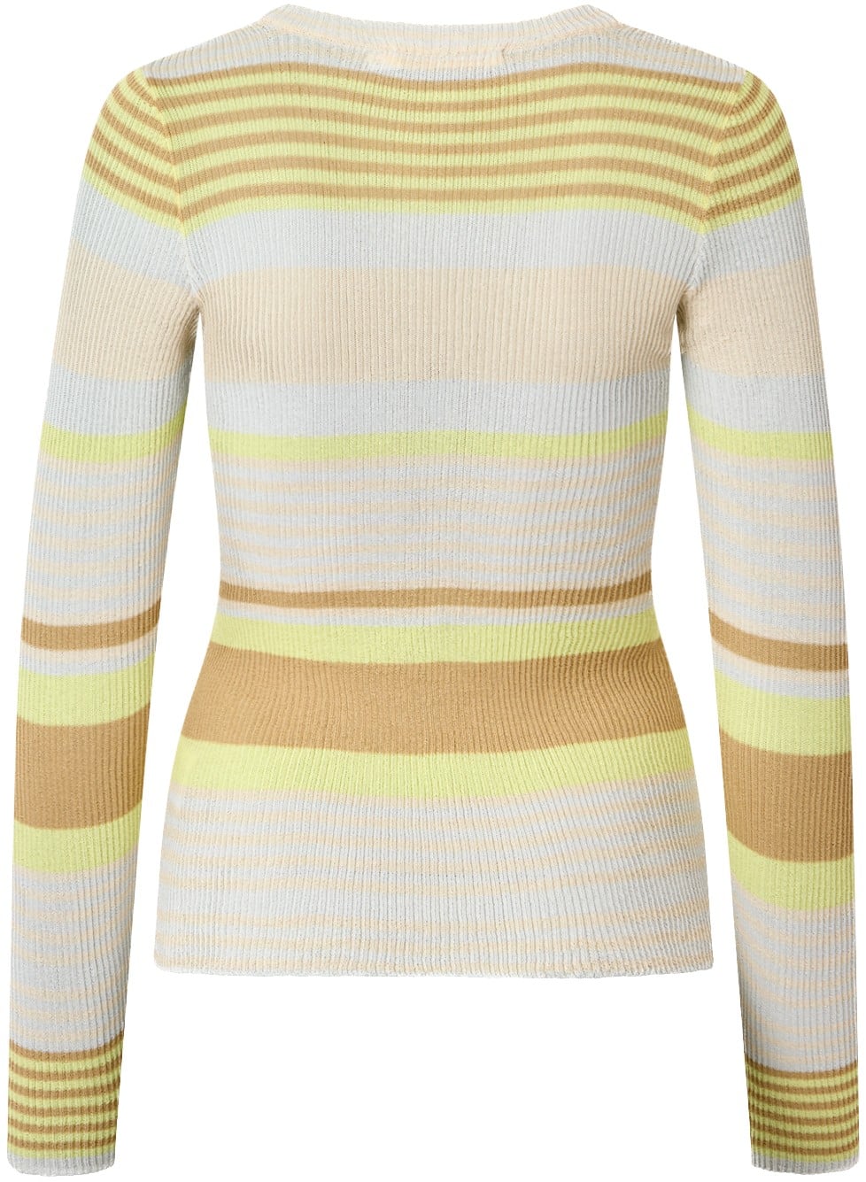 Ribbed Stripes Knit top Jacka