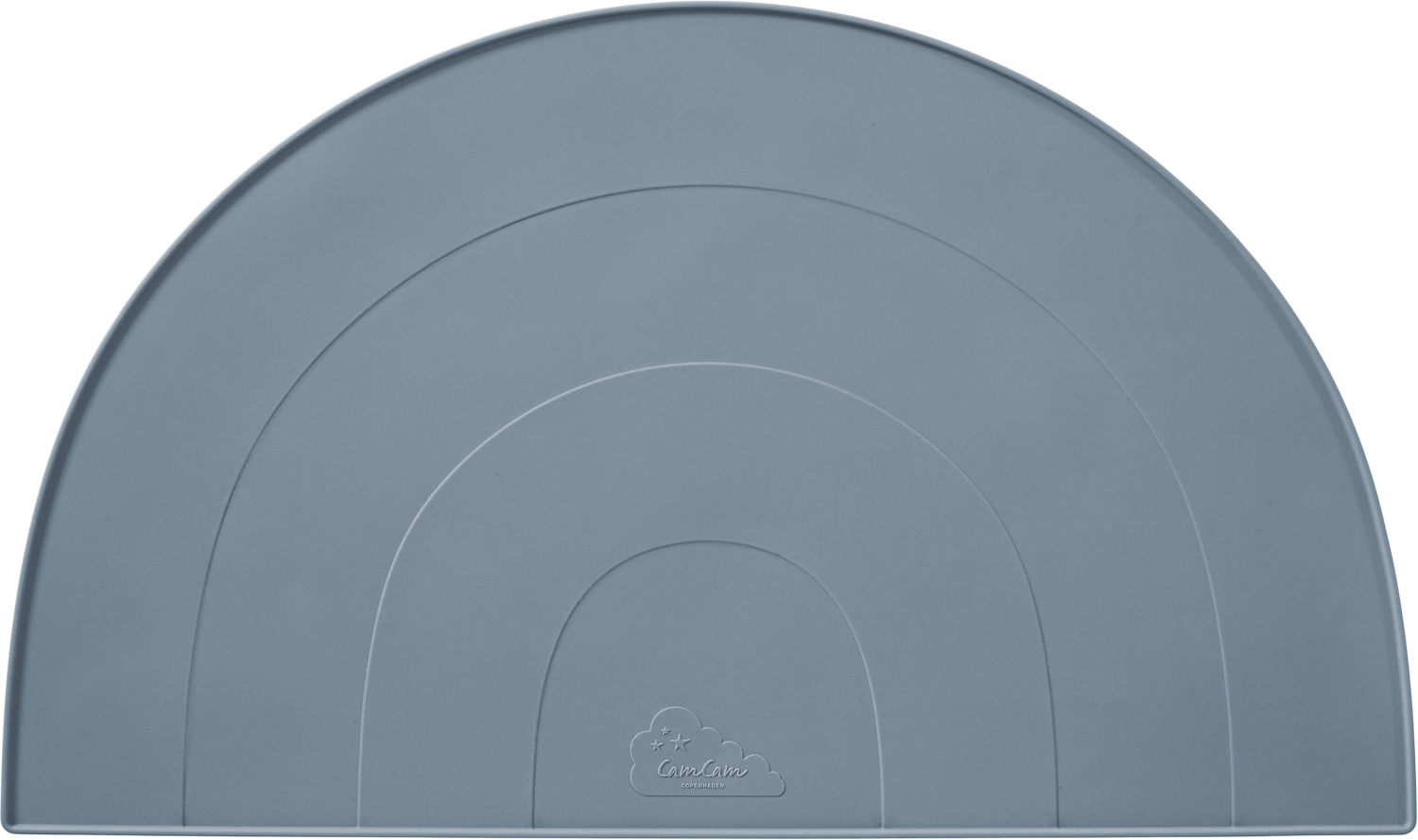 Silicone Placemat, Rainbow Midnight Blue