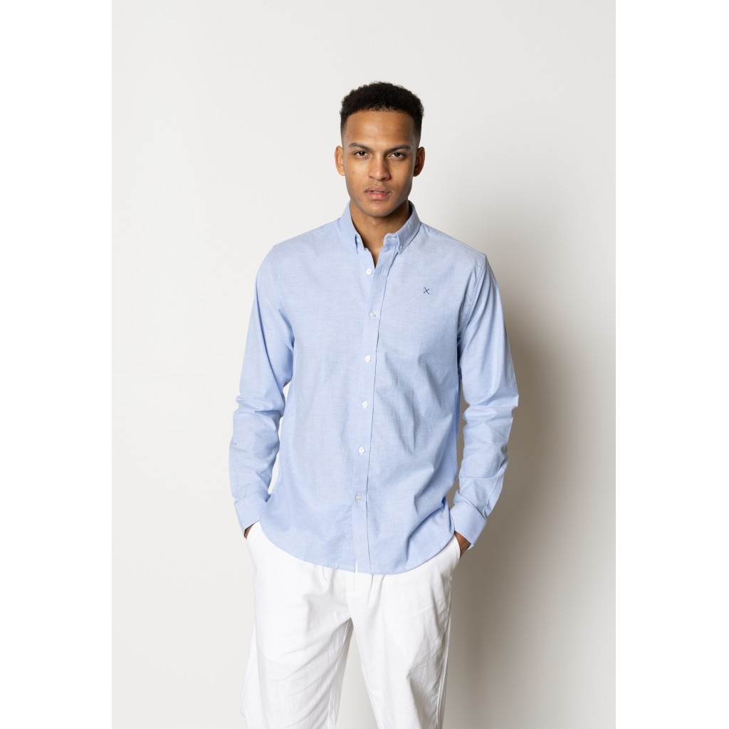 Oxford Stretch Plain L/S