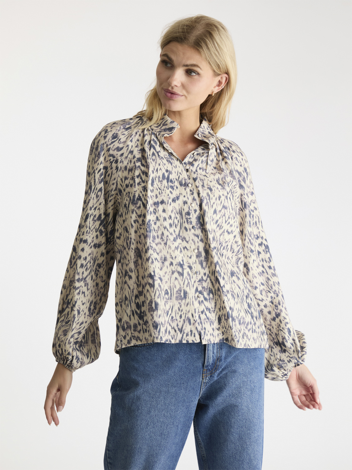 Camille Graphic Palette Blouse