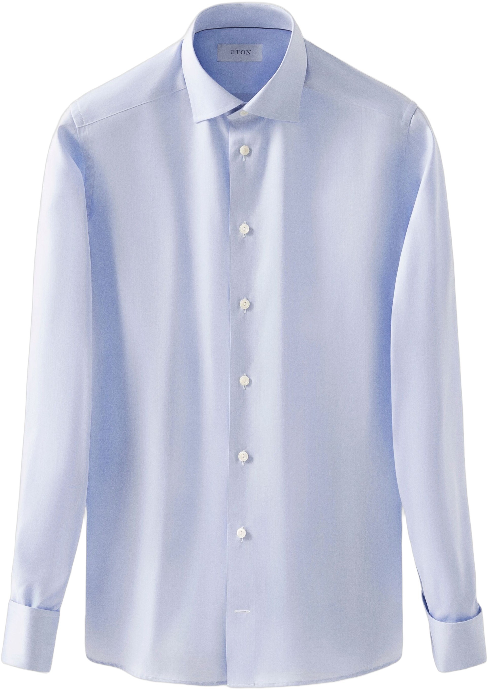 Light Blue Signature Twill Shirt French Cuffs Contemporary Fit