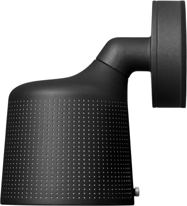 Vipp551 Outdoor Wall Spot, Black
