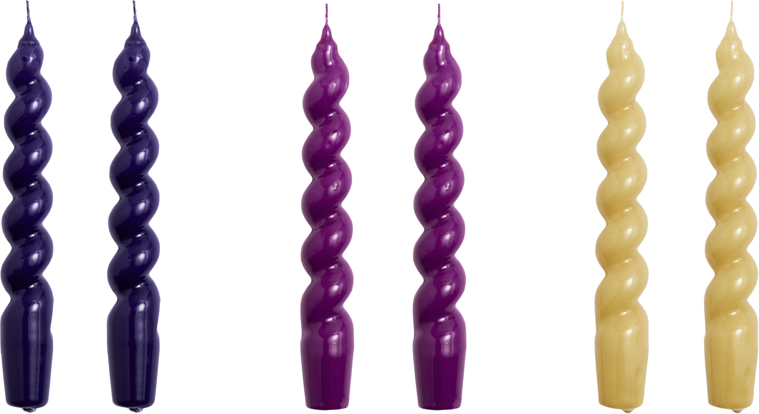 Hay Candlespiral Set of 6