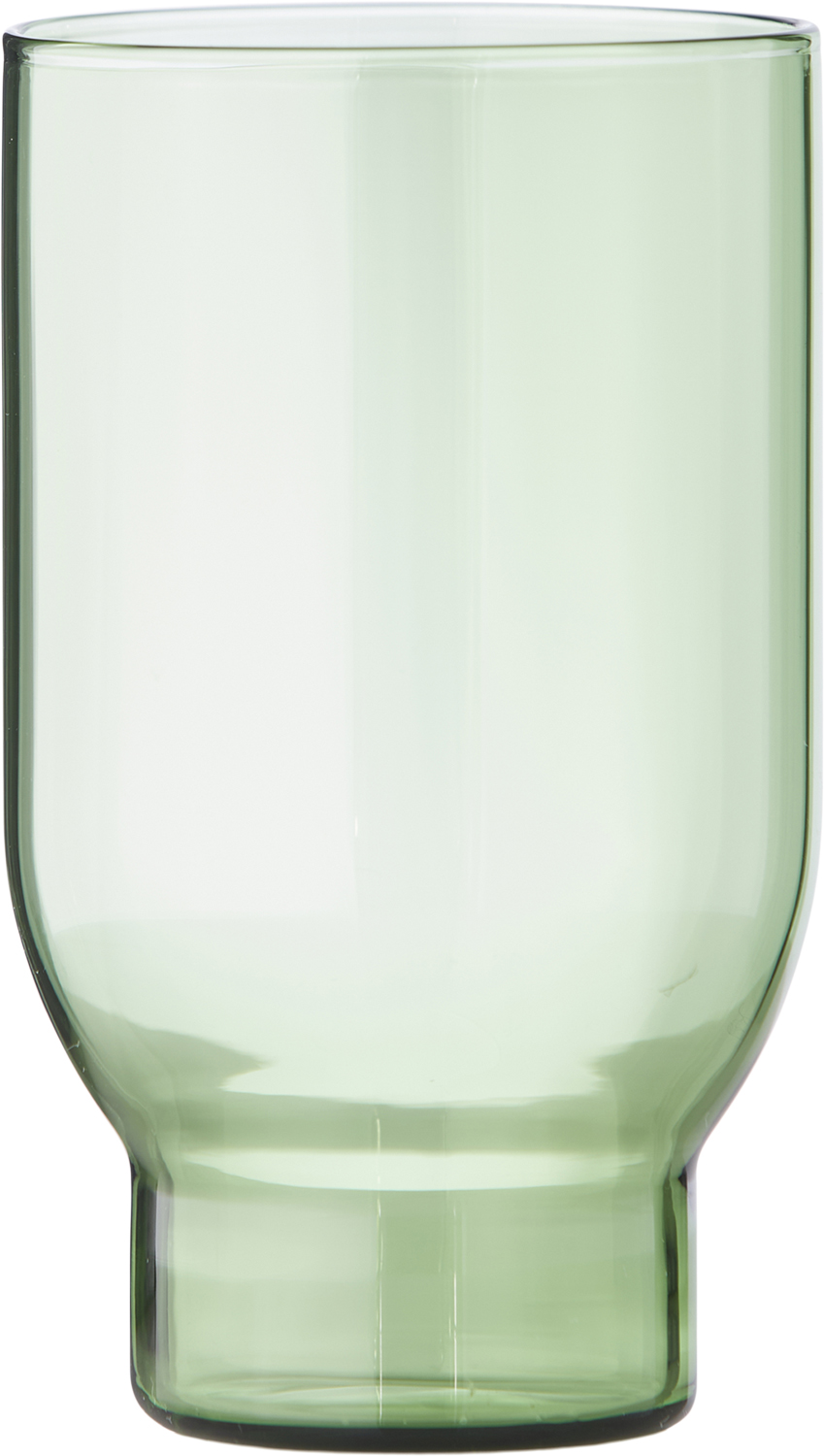 Water Glass, 2 PCS, Tall, Green, 65110g