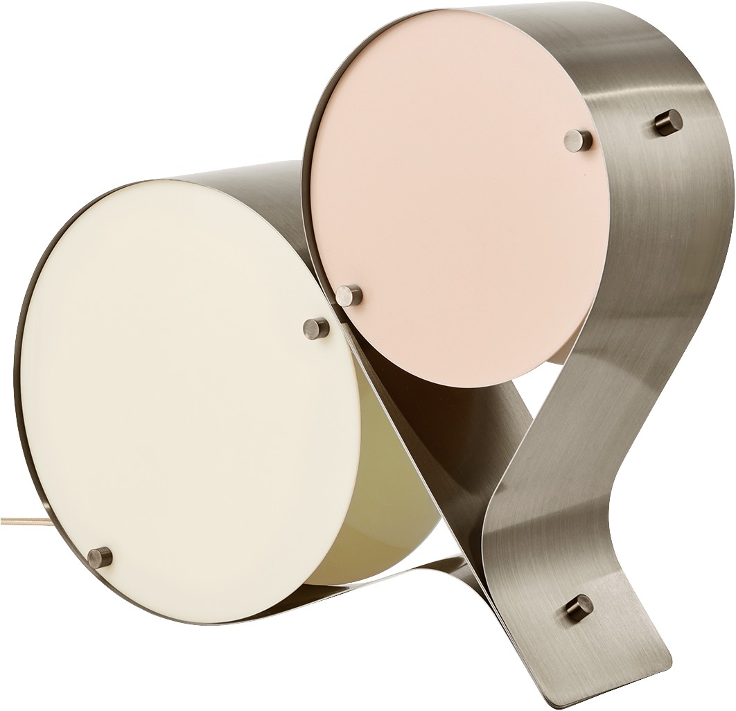 Coppia Table Lamp, Steel, EU Base: Bronze Steel, Shade: Ivor