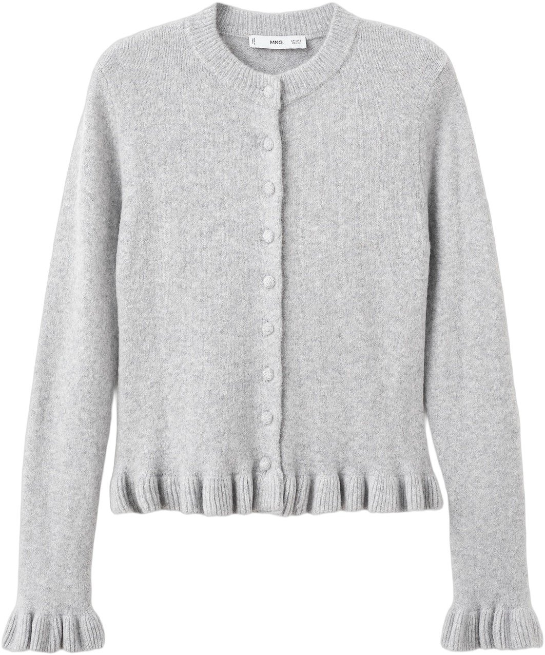 Ruffle Knit Cardigan