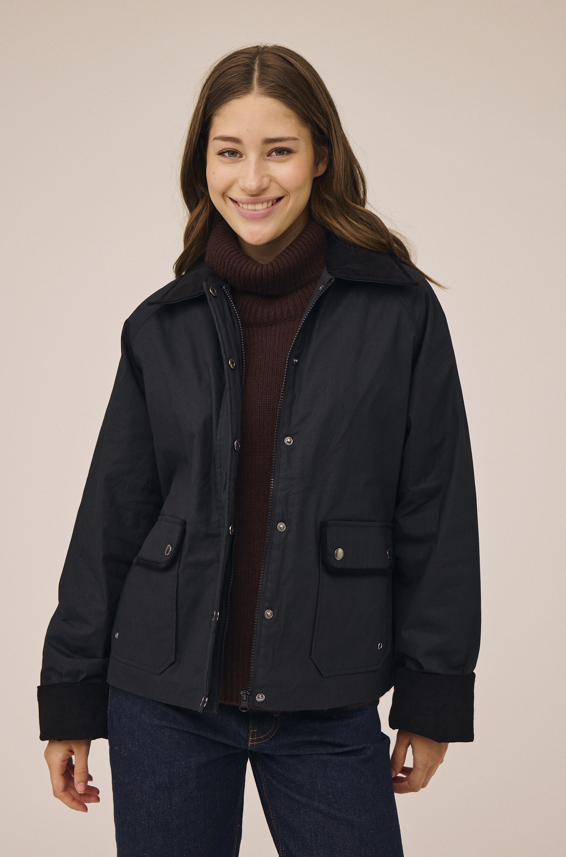 Emmy 9 Jacket With Corduroy Details GRS