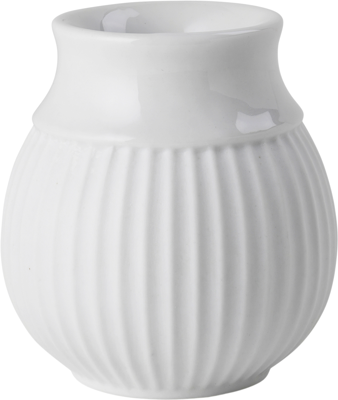 Curve Kronelysestage H7 Hvid Porcelæn