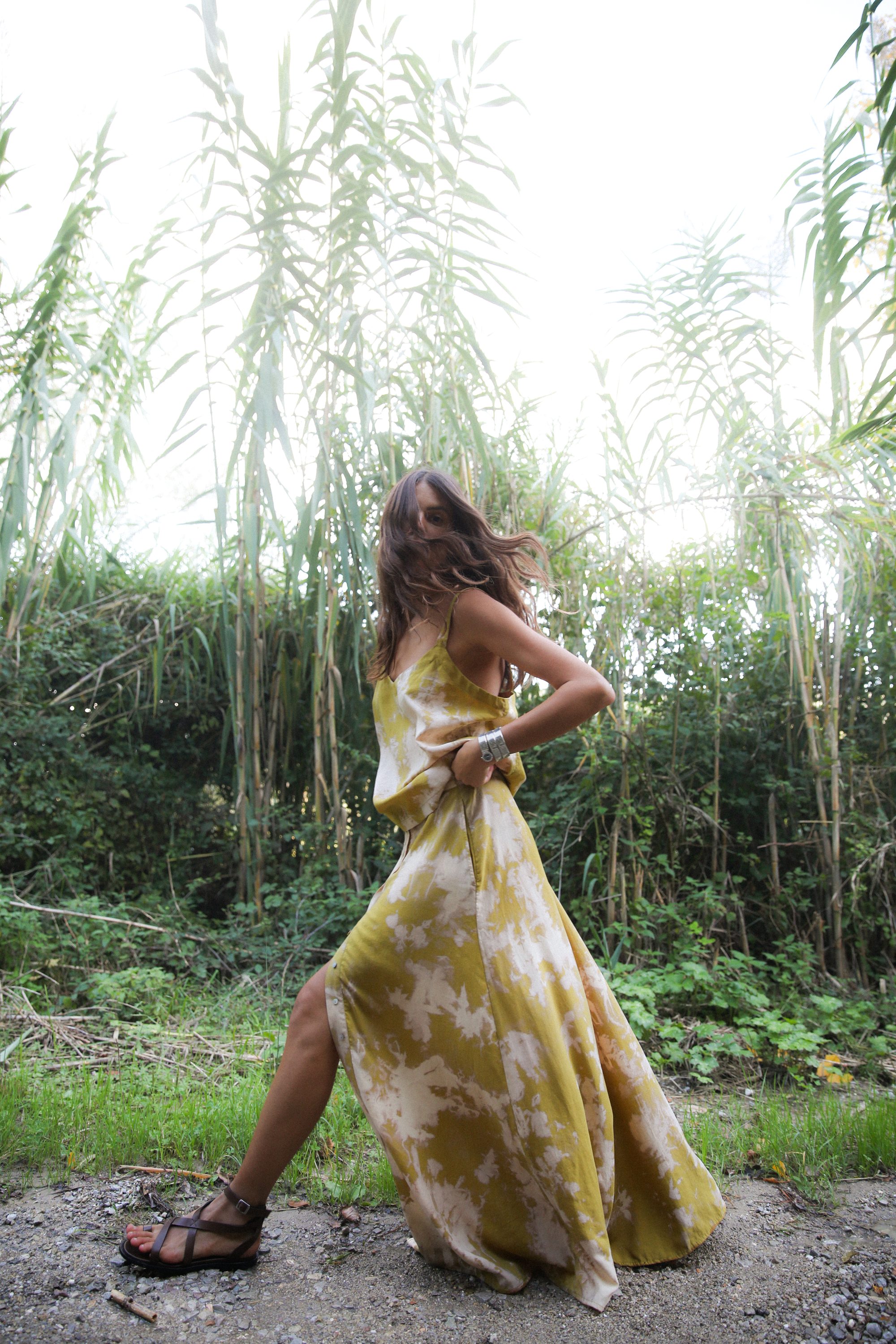 Misty Button Skirt Natja