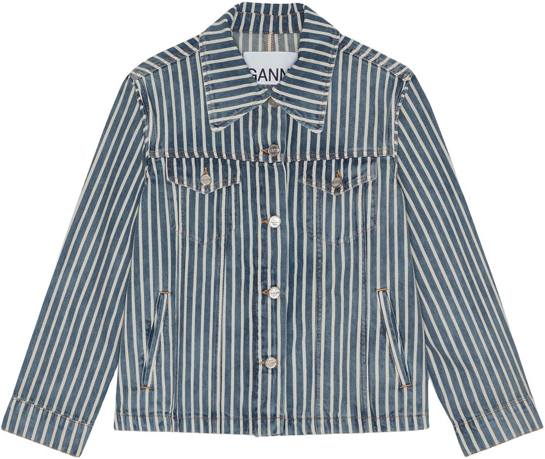 Light Stripe Denim Jacket