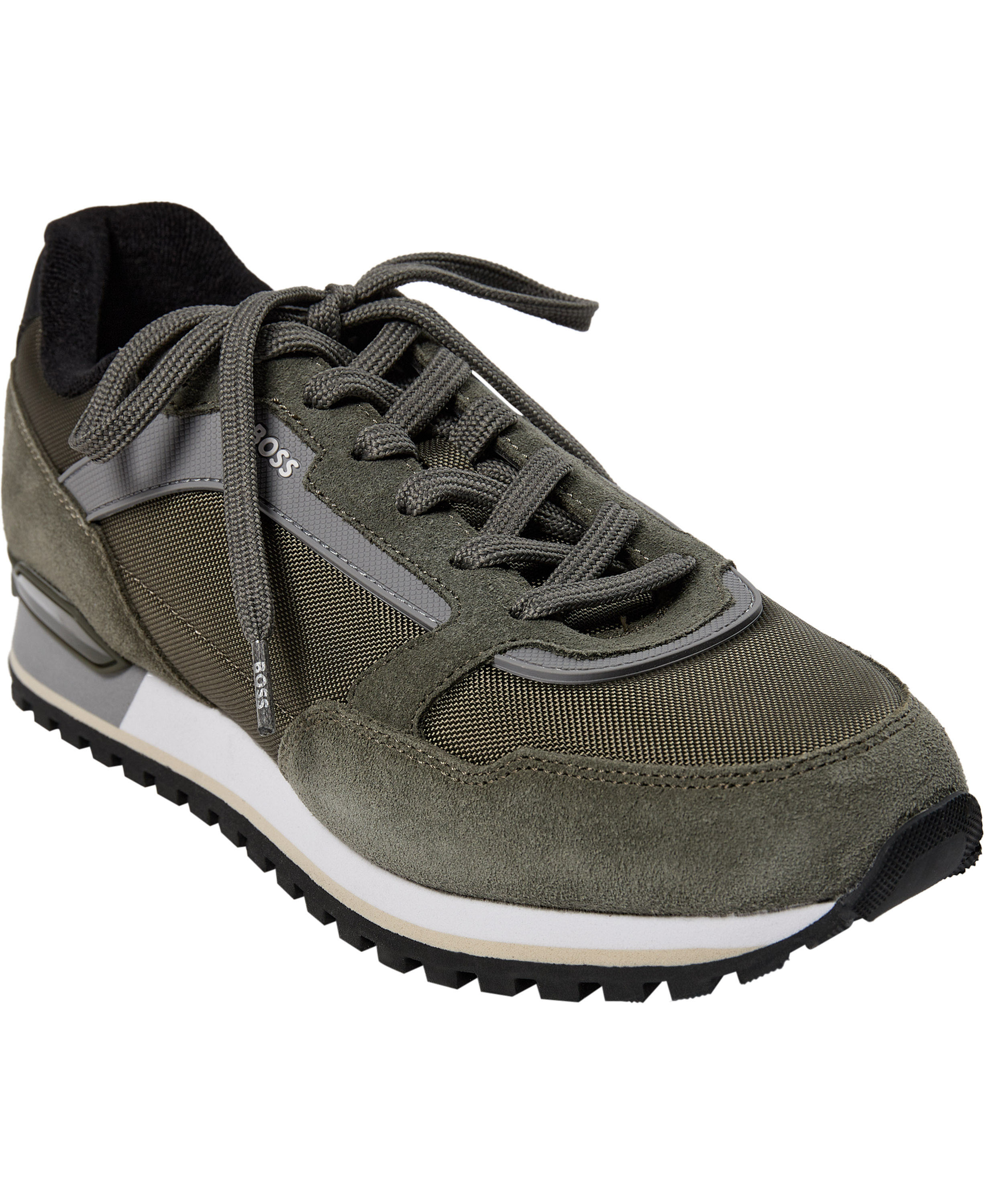 Parkourl Runn BOSS Dark Green Sko Til Mænd Størrelse 42