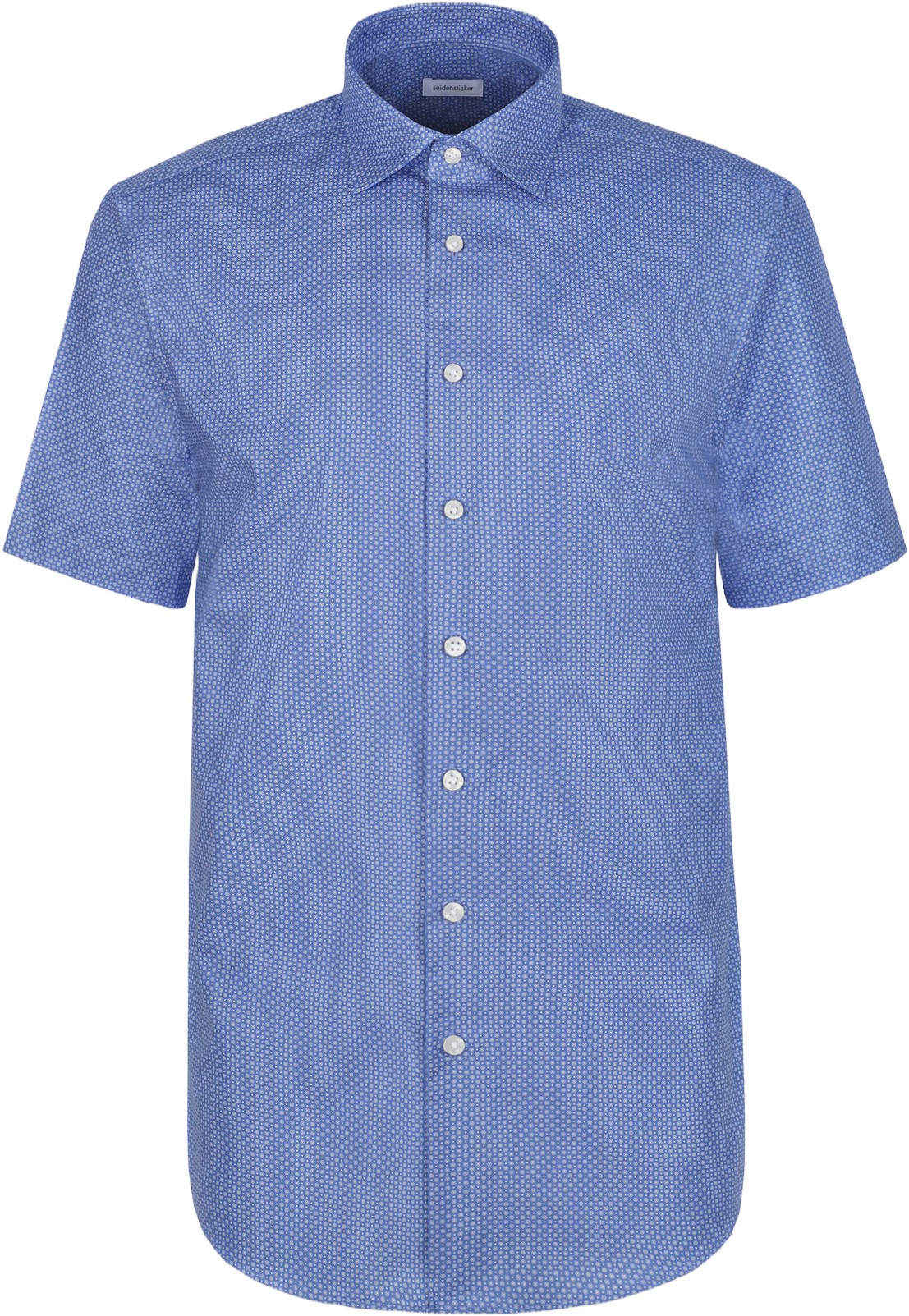 Business Shirt Regular 1/2 Kentcollar Print