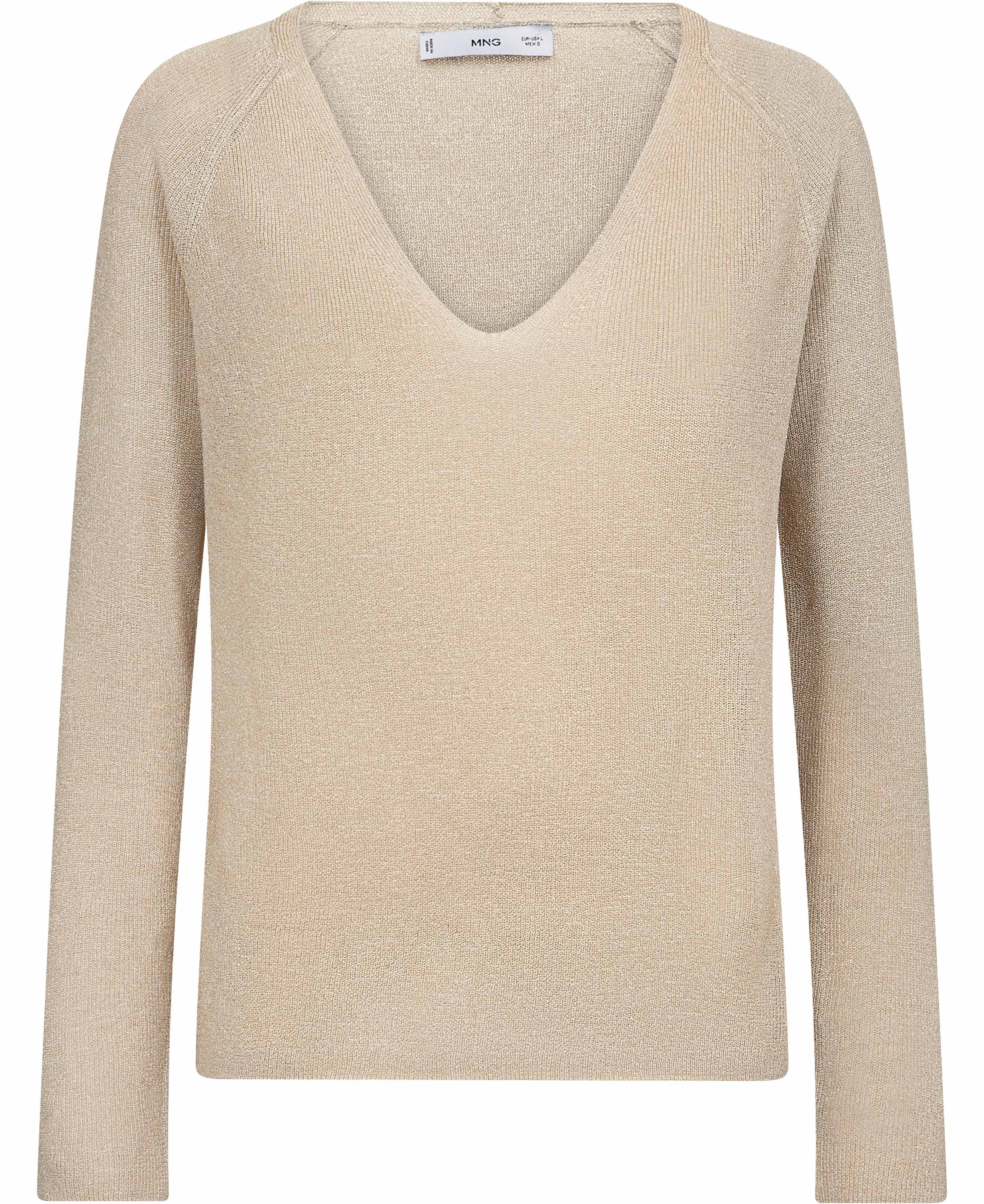 Vneck Lurex Sweater